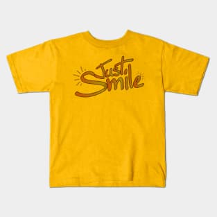 Just a funny smile Kids T-Shirt